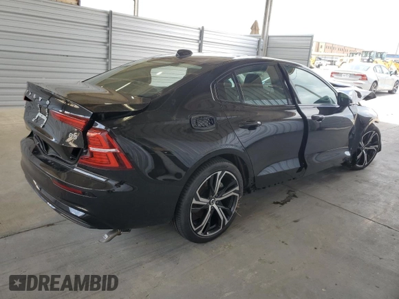 2024 Volvo S60 Core Dark Theme with VIN 7JRL12FK4RG317784, listed as a Copart auction lot 61349204 with 0 mi miles and Salvage Title. Bid and sale history available at carsss.com. Image 3.