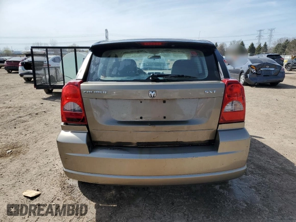2007 Dodge Caliber SXT with VIN 1B3HB48B27D263783, listed as a Copart auction lot 53116575 with 164,533 mi miles and Salvage Title. Bid and sale history available at DreamBid. Image 6.