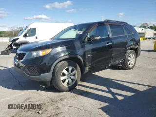 2012 Kia Sorento LX with VIN 5XYKT4A12CG280940, listed as a Copart auction lot 51919645 with 182,541 mi miles and Salvage Title. Bid and sale history available at carsss.com. Image 1.