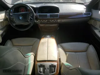2007 BMW 7 Series 750Li with VIN WBAHN83507DT74067, listed as a Copart auction lot 77793504 with 0 mi miles and Salvage Title. Bid and sale history available at carsss.com. Image 8.