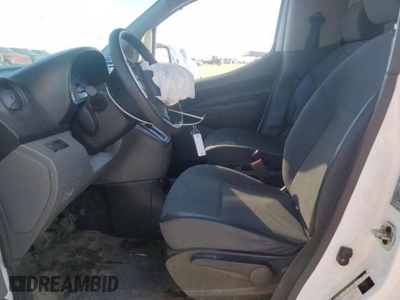 2019 Nissan NV200 S with VIN 3N6CM0KN0KK704170, listed as a Copart auction lot 57838355 with 86,736 mi miles and Salvage title. Bid and sale history available at DreamBid. Image 7.