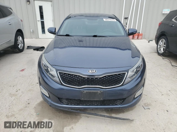 2015 Kia Optima LX with VIN 5XXGM4A78FG483699, listed as a Copart auction lot 50374375 with 110,619 mi miles and Salvage Title. Bid and sale history available at DreamBid. Image 5.