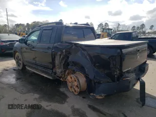 2017 Honda Ridgeline Black Edition with VIN 5FPYK3F83HB015057, listed as a Copart auction lot 49968565 with 107,317 mi miles and Salvage title. Bid and sale history available at DreamBid. Image 2.