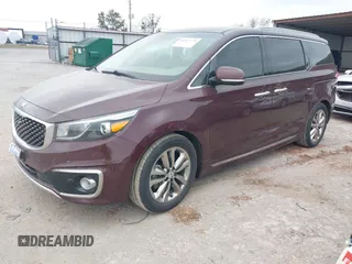 2018 Kia Sedona SX-L with VIN KNDME5C13J6376288, listed as a IAAI auction lot 40947775 with 94,476 mi miles. Bid and sale history available at carsss.com. Image 2.