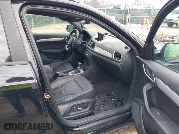 2017 Audi Q3 Premium with VIN WA1ECCFS5HR016753, listed as a IAAI auction lot 41630346 with 77,476 mi miles. Bid and sale history available at carsss.com. Image 5.