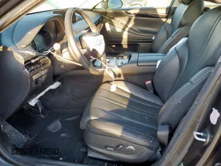 2023 Genesis G80 2.5T with VIN KMTGB4SC4PU185035, listed as a Copart auction lot 52082005 with 45,868 mi miles and Salvage title. Bid and sale history available at DreamBid. Image 7.