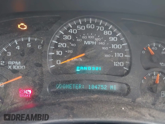 2005 Chevrolet Suburban LT with VIN 3GNFK16Z75G159642, listed as a IAAI auction lot 41541211 with 184,752 mi miles and . Bid and sale history available at DreamBid. Image 7.