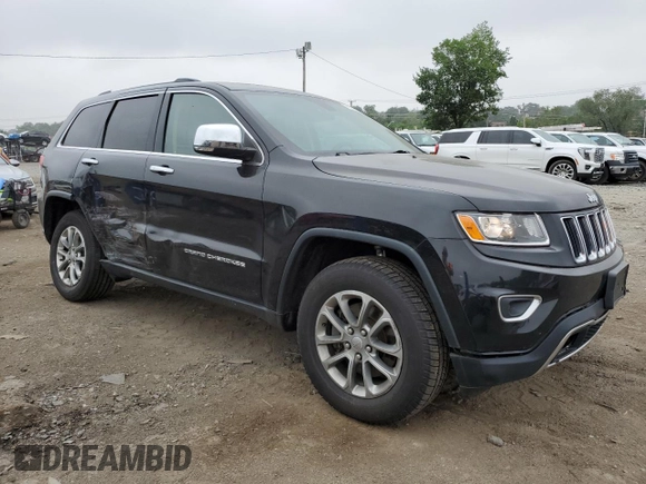 2016 Jeep Grand Cherokee Limited with VIN 1C4RJFBM6GC453166, listed as a Copart auction lot 61264065 with 153,002 mi miles and Salvage title. Bid and sale history available at DreamBid. Image 4.