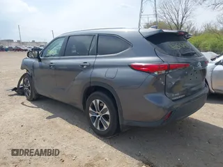 2023 Toyota Highlander L with VIN 5TDKDRBH6PS500241, listed as a IAAI auction lot 42026413 with 53,279 mi miles and . Bid and sale history available at DreamBid. Image 3.