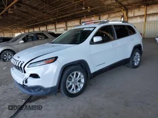 2017 Jeep Cherokee Latitude with VIN 1C4PJLCB7HW619410, listed as a Copart auction lot 49455815 with 142,214 mi miles and Salvage Title. Bid and sale history available at carsss.com. Image 1.