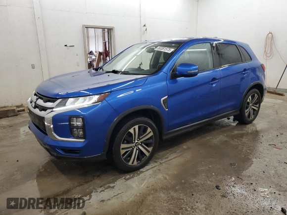 2020 Mitsubishi Outlander Sport SE 2.0 with VIN JA4AP4AU3LU011297, listed as a Copart auction lot 50381575 with 86,943 mi miles and Salvage Title. Bid and sale history available at carsss.com. Image 1.