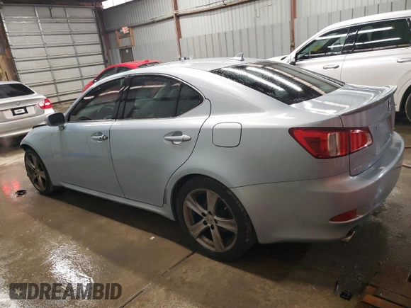 2011 Lexus IS 250 with VIN JTHBF5C25B5151146, listed as a Copart auction lot 82755984 with 168,462 mi miles and Salvage Title. Bid and sale history available at DreamBid. Image 2.