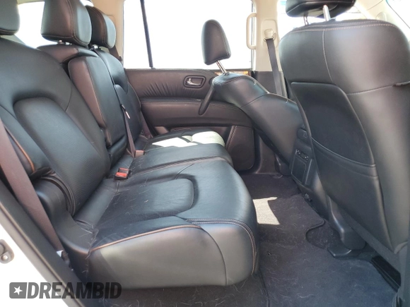 2017 Nissan Armada SL with VIN JN8AY2NC3H9502475, listed as a Copart auction lot 68148464 with 92,440 mi miles and Salvage Title. Bid and sale history available at carsss.com. Image 10.