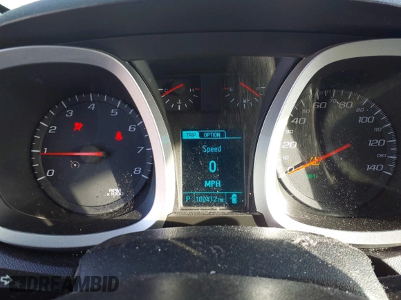 2016 Chevrolet Equinox LT with VIN 2GNALCEK5G6164747, listed as a IAAI auction lot 41684370 with 100,412 mi miles and . Bid and sale history available at DreamBid. Image 7.