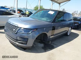 2019 Land Rover Range Rover with VIN SALGS5RE8KA563002, listed as a IAAI auction lot 41977296 with 1 mi miles. Bid and sale history available at carsss.com. Image 20.