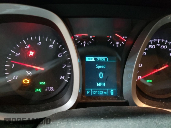 2014 Chevrolet Equinox LT with VIN 2GNALCEK0E1183331, listed as a Copart auction lot 80712334 with 121,502 mi miles and Clean Title. Bid and sale history available at DreamBid. Image 9.