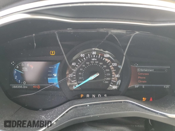 2016 Ford Fusion SE with VIN 1FA6P0H76G5120363, listed as a Copart auction lot 53308015 with 88,356 mi miles and Non Repairable. Bid and sale history available at carsss.com. Image 9.