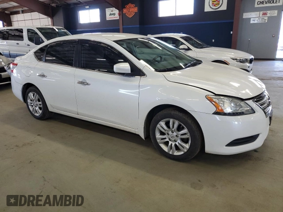 2013 Nissan Sentra SV with VIN 3N1AB7AP2DL793879, listed as a Copart auction lot 52667045 with 104,297 mi miles and Clean Title. Bid and sale history available at DreamBid. Image 4.