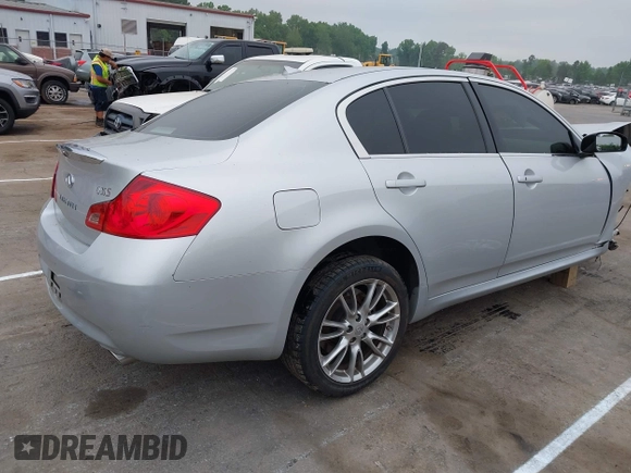 2007 Infiniti G35 Sedan Journey with VIN JNKBV61E57M714666, listed as a IAAI auction lot 42123257 with 109,241 mi miles. Bid and sale history available at carsss.com. Image 4.