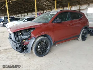 2019 Hyundai Tucson SEL with VIN KM8J33AL5KU973100, listed as a Copart auction lot 52574145 with 40,285 mi miles and Salvage Title. Bid and sale history available at carsss.com. Image 1.