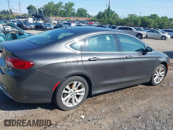 2015 Chrysler 200 Limited with VIN 1C3CCCAB5FN504114, listed as a IAAI auction lot 42689578 with 139,590 mi miles and . Bid and sale history available at DreamBid. Image 4.