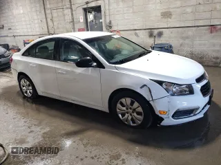 2015 Chevrolet Cruze LS with VIN 1G1PA5SG3F7136487, listed as a Copart auction lot 57043565 with 140,071 mi miles and Clean Title. Bid and sale history available at DreamBid. Image 4.