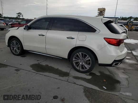 2017 Acura MDX Technology with VIN 5FRYD3H55HB006252, listed as a Copart auction lot 58595065 with 159,857 mi miles and Salvage title. Bid and sale history available at DreamBid. Image 2.
