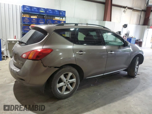 2009 Nissan Murano SL z VIN JN8AZ18U69W030495, wystawiony jako Copart lot #54045835 z przebiegiem 164 039 mil mil oraz Szkoda całkowita • Salvage title. Historia ofert i sprzedaży dostępna na DreamBid. Obrazek 3.