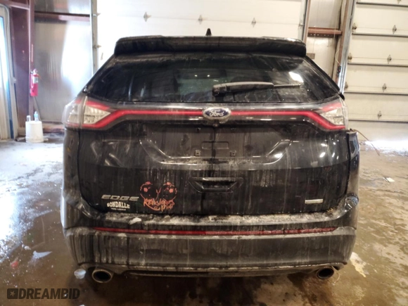 2015 Ford Edge SE with VIN 2FMTK3G92FBC30462, listed as a Copart auction lot 45472315 with 0 mi miles and Non Repairable. Bid and sale history available at carsss.com. Image 6.
