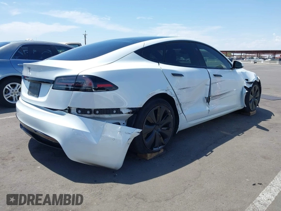 2022 Tesla Model S с VIN 5YJSA1E55NF486538, выставлен на аукционе IAAI как лот 42660966 с пробегом 41 465 миль миль и . История ставок и продаж доступна на DreamBid. Изображение 4.