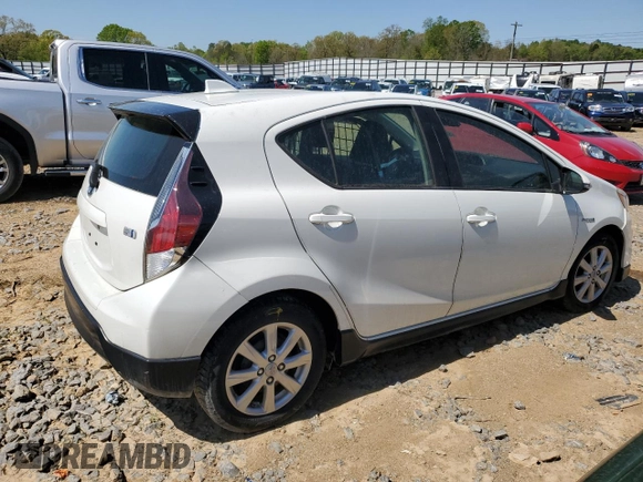 2017 Toyota Prius One with VIN JTDKDTB32H1593310, listed as a Copart auction lot 52555345 with 104,156 mi miles and Clean Title. Bid and sale history available at carsss.com. Image 3.