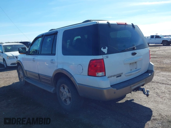2003 Ford Expedition Eddie Bauer with VIN 1FMFU17L43LC47511, listed as a IAAI auction lot 41389633 with 236,105 mi miles. Bid and sale history available at carsss.com. Image 3.