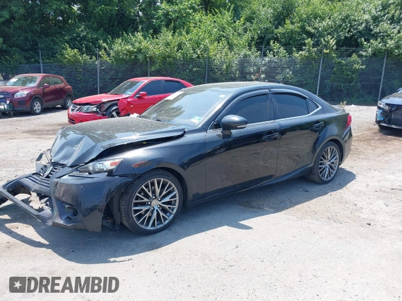 2015 Lexus IS 250 with VIN JTHCF1D25F5025399, listed as a IAAI auction lot 39680736 with 119,533 mi miles. Bid and sale history available at carsss.com. Image 18.