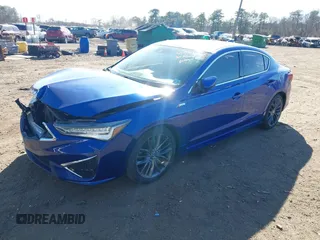 2020 Acura ILX w/Premium/A-SPEC Pkg with VIN 19UDE2F89LA011459, listed as a IAAI auction lot 41751405 with 68,912 mi miles. Bid and sale history available at carsss.com. Image 2.