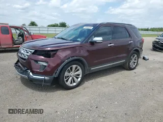 2018 Ford Explorer Limited с VIN 1FM5K7F85JGC69752, выставлен на аукционе Copart как лот 55360265 с пробегом 92 877 миль миль и Списание • Salvage title. История ставок и продаж доступна на DreamBid. Изображение 1.