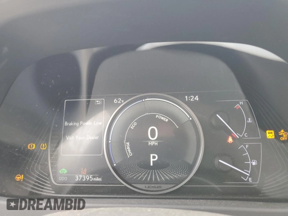 2019 Lexus UX 250h с VIN JTHU9JBH7K2008201, выставлен на аукционе Copart как лот 52631115 с пробегом 37 395 миль миль и Списание • Salvage title. История ставок и продаж доступна на DreamBid. Изображение 9.