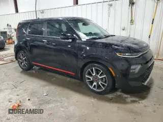 2022 Kia Soul Turbo with VIN KNDJ53AF3N7185296, listed as a Copart auction lot 83693254 with 30,198 mi miles and Salvage Title. Bid and sale history available at carsss.com. Image 4.