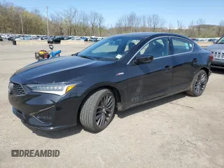 2022 Acura ILX Premium z VIN 19UDE2F80NA007612, wystawiony jako Copart lot #54206715 z przebiegiem 34 407 mil mil oraz Szkody całkowita. Historia ofert i sprzedaży dostępna na DreamBid. Obrazek 1.