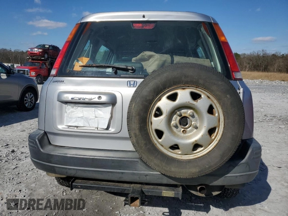2001 Honda CR-V LX with VIN JHLRD18471C002727, listed as a Copart auction lot 46305035 with 233,429 mi miles and Salvage Title. Bid and sale history available at carsss.com. Image 6.