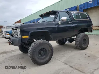 1988 Chevrolet Blazer z VIN 1GNEV18K5JF143423, wystawiony jako Copart lot #55763905 z przebiegiem 93 600 mil mil oraz Czysty tytuł • Clean title. Historia ofert i sprzedaży dostępna na DreamBid. Obrazek 1.