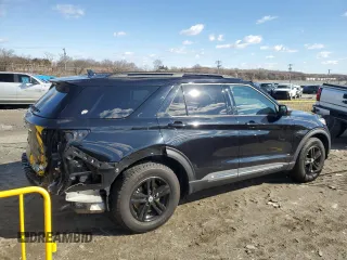 2020 Ford Explorer XLT with VIN 1FMSK8DH4LGD13836, listed as a Copart auction lot 45087505 with 79,251 mi miles and Salvage Title. Bid and sale history available at carsss.com. Image 3.