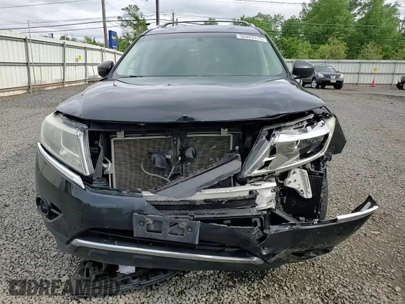 2016 Nissan Pathfinder S with VIN 5N1AR2MM9GC622166, listed as a Copart auction lot 56943115 with 140,656 mi miles and Salvage title. Bid and sale history available at DreamBid. Image 14.