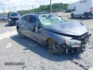 2022 Infiniti Q50 Luxe with VIN JN1EV7BR6NM340056, listed as a IAAI auction lot 42630366 with Not provided miles and . Bid and sale history available at DreamBid. Image 1.