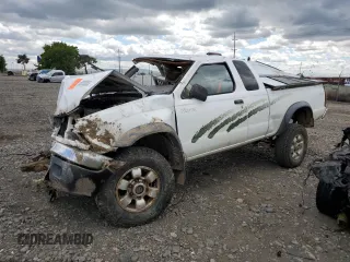 1998 Nissan Frontier XE with VIN 1N6DD26Y2WC387704, listed as a Copart auction lot 58180355 with Not provided miles and Salvage title. Bid and sale history available at DreamBid. Image 1.
