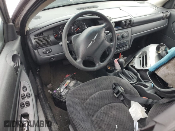2005 Chrysler Sebring with VIN 1C3EL46X55N518600, listed as a Copart auction lot 44782145 with 159,436 mi miles and Salvage Title. Bid and sale history available at DreamBid. Image 8.