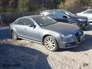2014 Audi A4 Premium with VIN WAUBFAFL4EN014862, listed as a IAAI auction lot 40803491 with 75,304 mi miles. Bid and sale history available at carsss.com. Image 1.