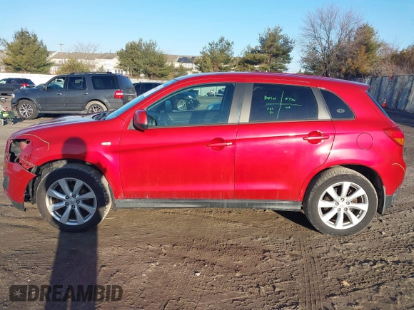 2015 Mitsubishi Outlander Sport 2.4 ES with VIN 4A4AR3AWXFE030738, listed as a IAAI auction lot 41526310 with 90,182 mi miles. Bid and sale history available at carsss.com. Image 14.