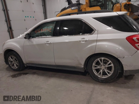 2017 Chevrolet Equinox LT with VIN 2GNALCEK7H1614817, listed as a IAAI auction lot 41596932 with 88,385 mi miles. Bid and sale history available at carsss.com. Image 14.