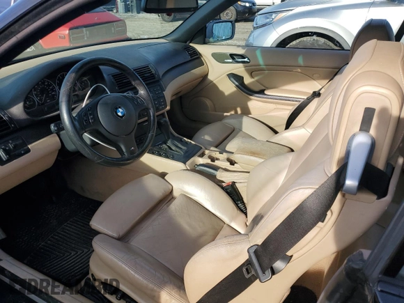 2005 BMW 3 Series 330Ci with VIN WBABW53425PL51250, listed as a Copart auction lot 80262864 with 117,125 mi miles and Salvage Title. Bid and sale history available at carsss.com. Image 7.