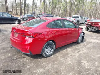 2022 Hyundai Accent SE with VIN 3KPC24A60NE166552, listed as a IAAI auction lot 41680536 with 29,658 mi miles. Bid and sale history available at carsss.com. Image 4.